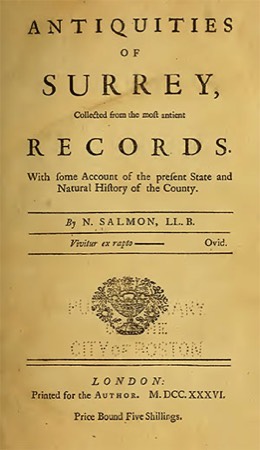 Antiquities of Surrey